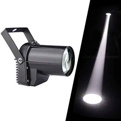 Immagine di 3w Led Pinspot Occhio di Bue Luce Palla Specchio Discoteca, Faretto Sagomatore a Sfera Palcoscenico Strobosfere, Farò Mirror Ball Spotlight