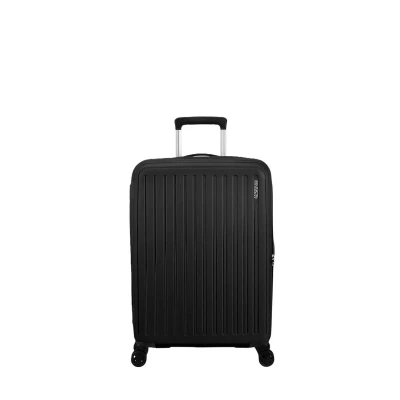 Immagine di American Tourister Trolley rigido, taglia M, realizzato in POLIPROPILENE, robusto e antigraffio. Molto pratico super leggero, dispone di due ampi scomparti, divisorio nel comparto superiore cinghi