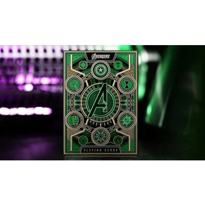 Immagine di Carte da gioco Avengers Green Edition by theory11