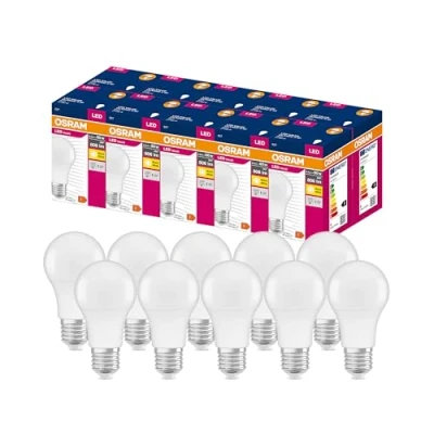 Immagine di OSRAM 4052899326859 LED (monocolore) ERP F (A G) E27 Forma di bulbo 8.5 W = 60 Bianco caldo (Ø x L) mm 113 10 pz.