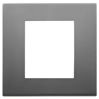 Immagine di Vimar 30642.72 serie Linea Placca 2 moduli, metallo, inox satinato