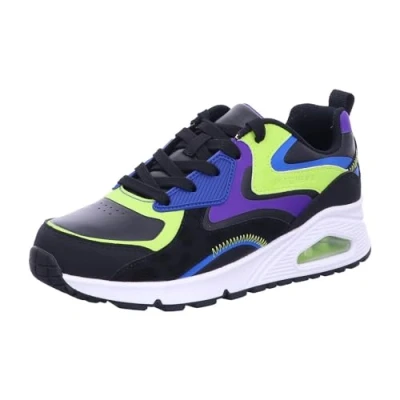 Immagine di Skechers Uno Gen1 Color Surge, Scarpe sportive Bambini e ragazzi, Black Synthetic Multi Trim, 36.5 EU