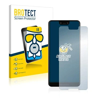 Immagine di brotect Pellicola Vetro Opaca per Google Pixel 3 XL Protezione Schermo [Anti Riflesso, Durezza 9H]