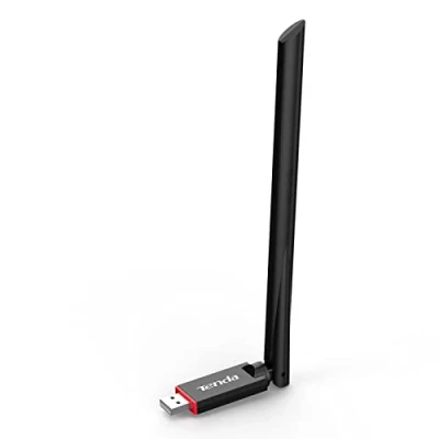 Immagine di Tenda U6 Adattatore USB Scheda di Rete, Wireless 2.4GHz 300Mbps, 6 dBi Antenne Esterne OFC, Hotspot Wi Fi, Supporta Windows 10/8.1/8/7/XP, Mac OS 10.7 10.12, Linux