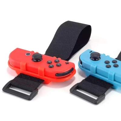 Immagine di JoyHood 2 Confezione Cinturini da Polso per il Gioco di Danza 2022 2021 2020 2019 &amp; Zumba Burn It Up Switch/Switch OLED Joy Con, Cinghia Elastica Regolabile, Accessori Controller Switch