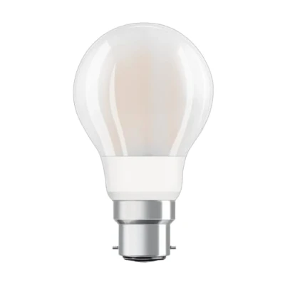 Immagine di LEDVANCE lampadina Smart LED con Wifi, base B22d, dimmerabile, bianco caldo (2700K), forma della lampadina, glassato, sostituzione per lampadine 60W, controllabile Alexa, Google &amp; App, 1 pack.