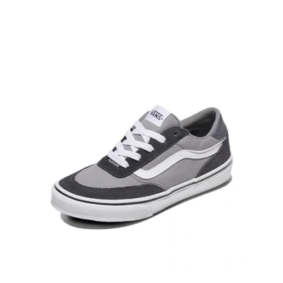 Immagine di Vans Brooklyn, Scarpe da Ginnastica Unisex Bambini e Ragazzi, BA2 Suede/Canvas Black/White, 28 EU