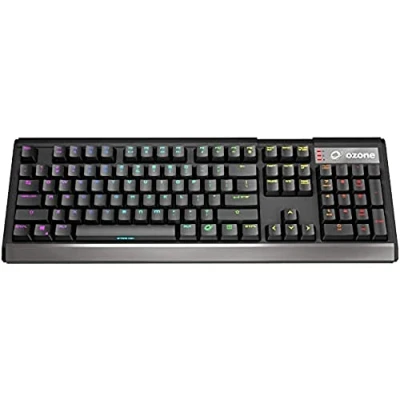 Immagine di OZONE GAMING Strike X30 OZSTRIKEX30USRD Tastiera da gioco LED RGB, Plug&amp;Play, Interruttore rosso, digitale, layout americano, nero