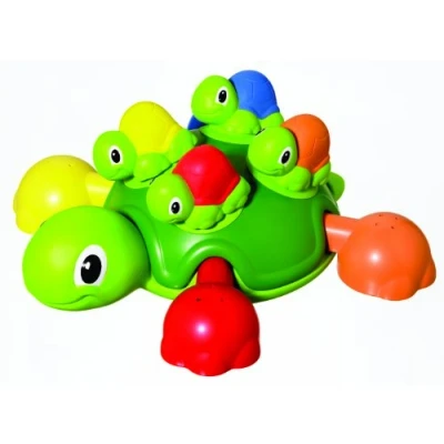 Immagine di TOMY Toomies Turtle Tots, Shape Sorting Suction Squirters Bath Toy, Baby Toy for Boys &amp; Girls Aged 1, 2,3+ Year Olds