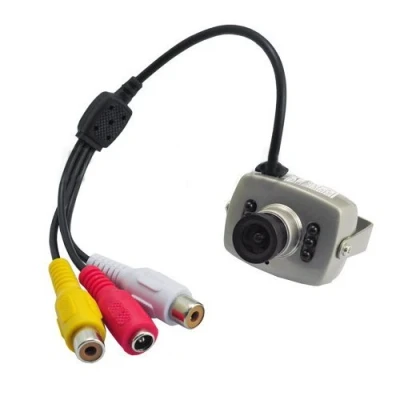 Immagine di BW® mini videocamera con cavo circuito chiuso di sicurezza nascosta visione notturna a infrarossi (obiettivo regolabile)