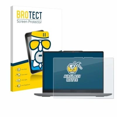 Immagine di brotect Pellicola Vetro Opaca per Lenovo IdeaPad 5 2 in 1 14AHP9 Protezione Schermo [Anti Riflesso, Durezza 9H]