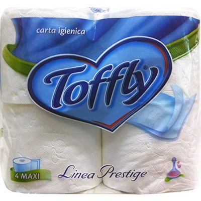 Immagine di 15 x TOFFLY Carta Igienica Profumata 4 Maxi Rotoli