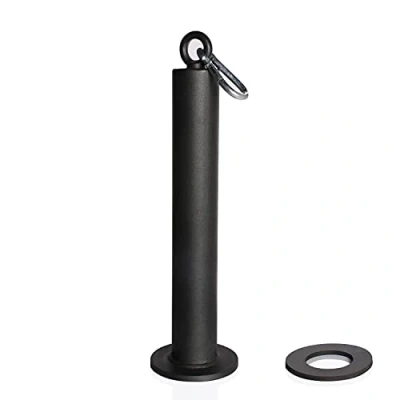 Immagine di SYL Fitness Caricamento Pin per Pesi Piastra, Perni in Acciaio Dumbbell Sollevamento Supporto Stand con Moschettone