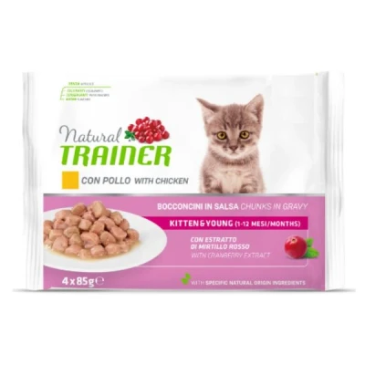 Immagine di Nature&#039;s Variety Bites in Salsa 44 x 85 g umido gatto Pollo e Salmone