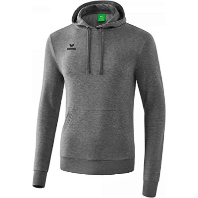 Immagine di Erima Basic Uni, Felpa con Cappuccio Uomo, Grigio (Melange), XL