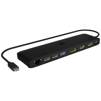 Immagine di ICY BOX Notebook DockingStation USB C® IB DK2116 C, Type Adatto per marchio: universale incl. funzione di ricarica, lettore