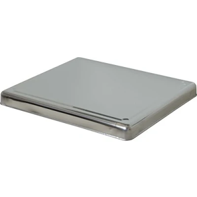 Immagine di JOCCA Protezione per copripiano cottura in acciaio inossidabile 6414, argento, 60,5 x 52,5 5,5 cm