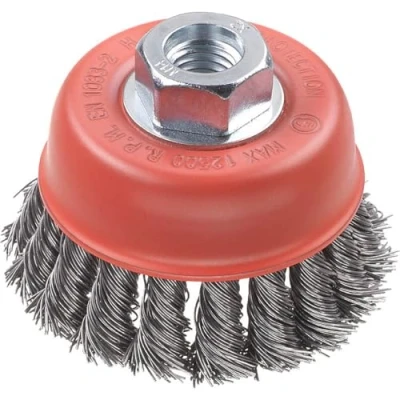 Immagine di kwb Spazzole a tazza AGGRESSO FLEX ®, con punta, filo di acciaio HSS ondulato per luso smerigliatrici angolari 719236 1 pz.
