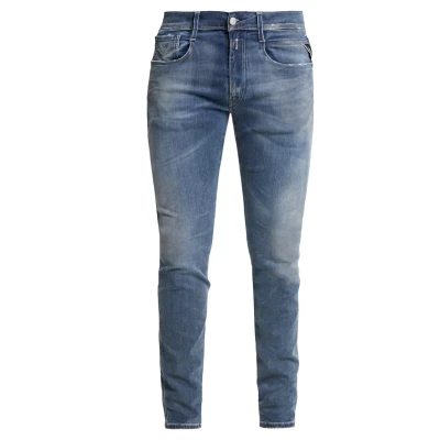 Immagine di Replay Jeans da Uomo Anbass Slim Fit Hyperflex Bio con Elasticità, Blu (Medium Blue 009), 30W / 30L