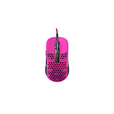 Immagine di Xtrfy M42 RGB, Mouse da Gioco Con Filo Ultraleggero, Sensore Pixart 3389 all&#039;Avanguardia, Alloggiamento Modulare (sono incluse 2 Misure), Illuminazione RGB regolabile, Pink Edition