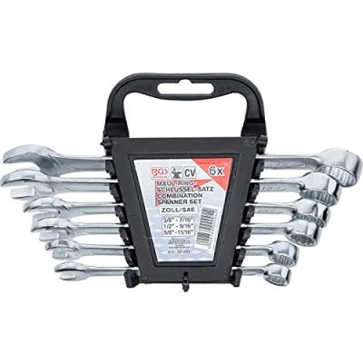 Immagine di BGS Set di chiavi combinate misure in pollici 3/8&quot; 11/16&quot; 6 pezzi