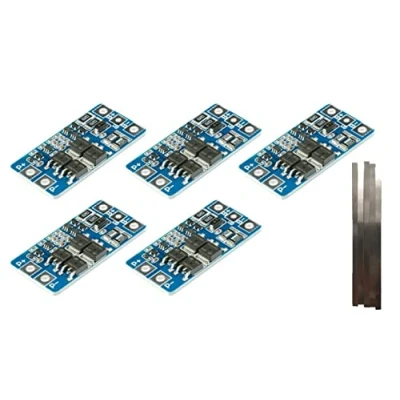 Immagine di TECNOIOT 5 pièces 2S 10A 8.4V 7.4V Li Ion Lithium 18650 BMS PCM Carte de Protection batterie + Bande Nickel
