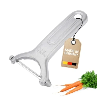 Immagine di Westmark Pelaverdure alla julienne, Quick Spezial, Lama dentata in acciaio inox, Alluminio, Colore: Grigio/Argento, 60962270