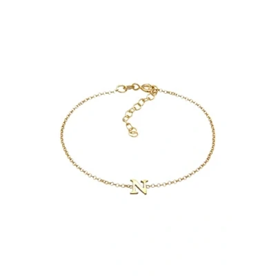 Immagine di Elli Bracciale Donne Ciondolo Lettera N di base in argento sterlino 925