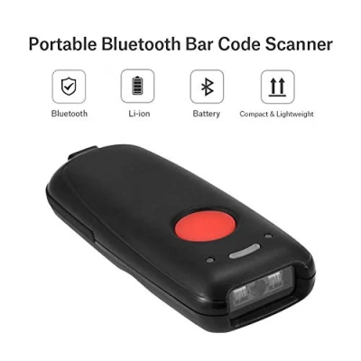 Immagine di Tosuny Scanner di codici a barre wireless, Bluetooth portatili Lettore USB per iOS Android Windows 7/8/10 / XP, Tempo lavoro lungo