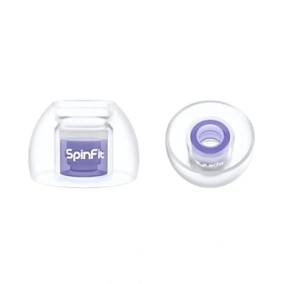 Immagine di SpinFit Omni for True Wireless Earbuds &amp; IEMs M Cuscinetti in silicone brevettati per la sostituzione (1 paio) (Diametro ugello 3,7 mm)