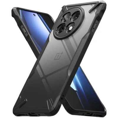 Immagine di Ringke Fusion X Compatibile con Cover OnePlus 13R, Custodia Bella e Protettiva Ottimo Grip, Bumper Antiurto Resistente Black