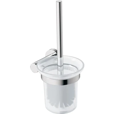 Immagine di Duravit 0099271000 scopino per WC a D Code wandhängend, Vetro Opaco, Cromato