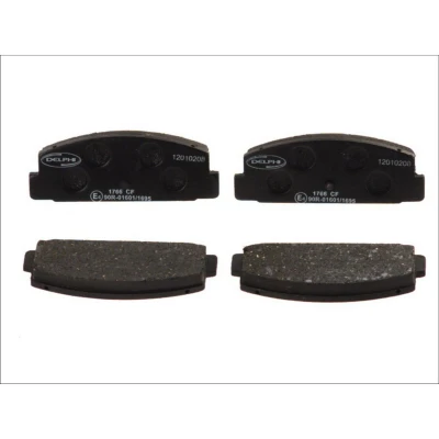 Immagine di DELPHI LP1766 Kit pastiglie freno Non predisposto per contatto segnalazione usura senza lamierino anticigolío accessori MAZDA: 6 Station Wagon