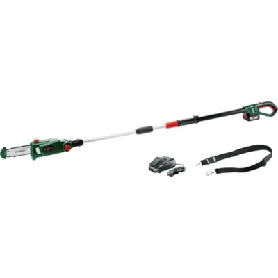Immagine di Bosch Home and Garden 06008B3100 a batteria Potatore UniversalChainPole 18 Cinghia di trasporto, incl. ricaricabile, caricatore V Li Ion