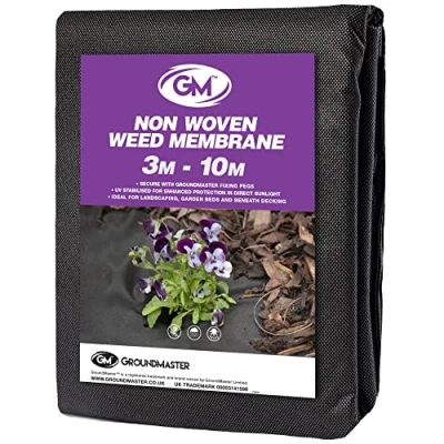 Immagine di GROUNDMASTER™ Telo Anti Erbacce per PACCIAMATURA AD Alta EFFICACIA ORTI E Giardini, Lunghezza 10 m (3 x m)