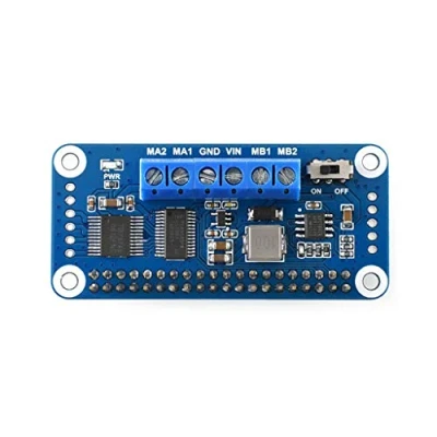 Immagine di Waveshare Motor Driver Hat for Raspberry Pi Onboard PCA9685 TB6612FNG Drive Two DC Motors I2C Interface 5V 3A Can be Stackable up to 32 This Modules