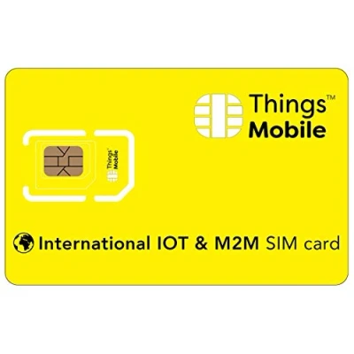 Immagine di Scheda SIM INTERNAZIONALE per IOT e M2M Things Mobile con copertura globale rete multi operatore GSM/2G/3G/4G, senza costi fissi, scadenza. 10 di credito incluso