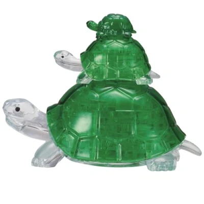 Immagine di HCM Kinzel 3D Schildkröten Coniglietti Puzzle Crystal Tartarughe, Multicolore, 59185