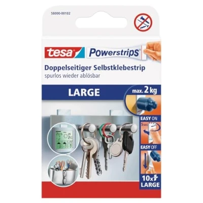 Immagine di tesa POWERSTRIPS® Large Nastro biadesivo Bianco Contenuto: 10 pz.