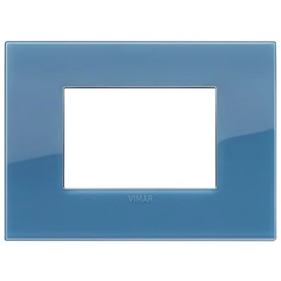 Immagine di Vimar 19653.64 Placca Classic, Oltremare, 3 moduli