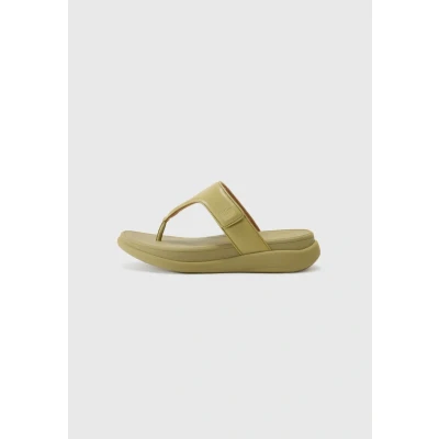 Immagine di Fitflop F Mode Go Adjustable Flatform Toe Post Sandals, Sandali Donna, Oliva, 36 EU