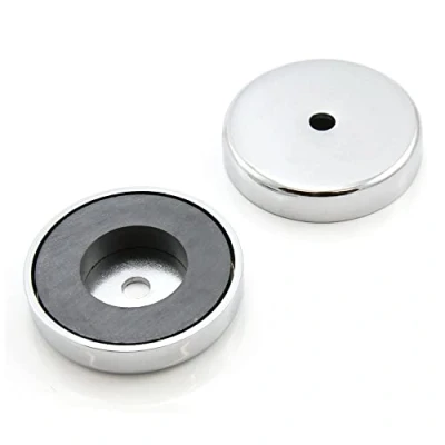 Immagine di First4magnets Calamita con Ferrite, 0,45 kg, Color Argento, 50 x 10 8,5 mm