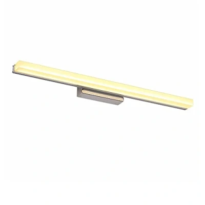 Immagine di Lampada da Specchio 120CM, Bagno 1760LM 22W, Applique LED Interno Moderno Luce per Trucco Bianca Calda 3000K Specchio, Non dimmerabile