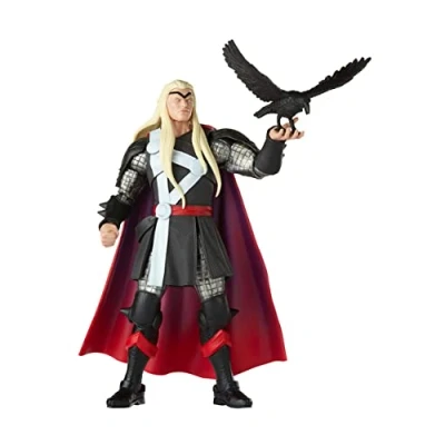 Immagine di Marvel Hasbro Legends Series, Thor Araldo di Galactus, Action Figure collezionabile da 15 cm, Giocattolo Ispirato ai Fumetti, con 6 Accessori e 1 Parte Build A Figure, Multi