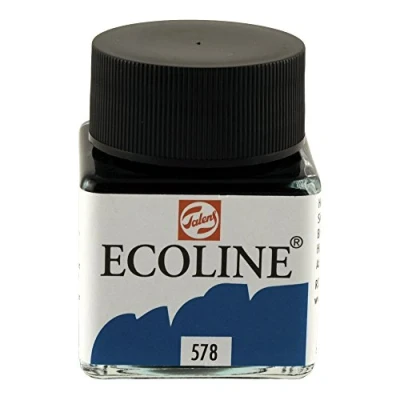 Immagine di Ecoline colore ad acquerello liquido 30 ml blu ciano