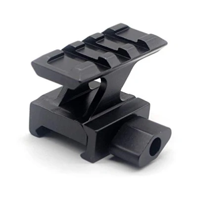 Immagine di TRIROCK See Through High Profile Compact Tall Tactical Riser Base Mount with 3 Slots Picatinny Weaver Rail Fits 21mm