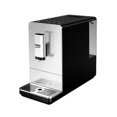 Immagine di Beko CEG5301X Macchina Caffè Espresso Automatica con Macina Integrato, 1500 mL, 19 bar Inox, 18,6 x 41 32h cm