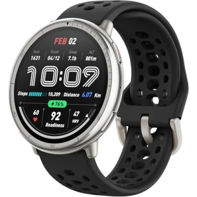 Immagine di Amazfit Active 2 3,35 cm (1.32&quot;) AMOLED Digitale 466 x Pixel Touch screen Argento GPS (satellitare)