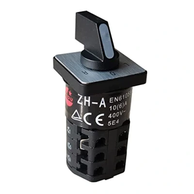 Immagine di KEDU ZH A Commutatore camma rotante Interruttori di commutazione Resistenza al cortocircuito 5KA 600VAC Fusibile 20A Classe RKI 18A 125V 12A 250V 3HP 240 440V 10(6) 400V 5E4 CE EN61058