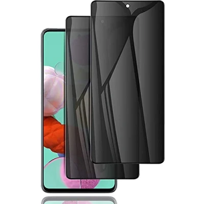 Immagine di Hkess 2 Pezzi Vetro Temperato Anti Spia con Samsung Galaxy Note 10 Plus Spy Pellicola di Protezione Durezza 9H, Privacy Protettiva Schermo 3D Filtro